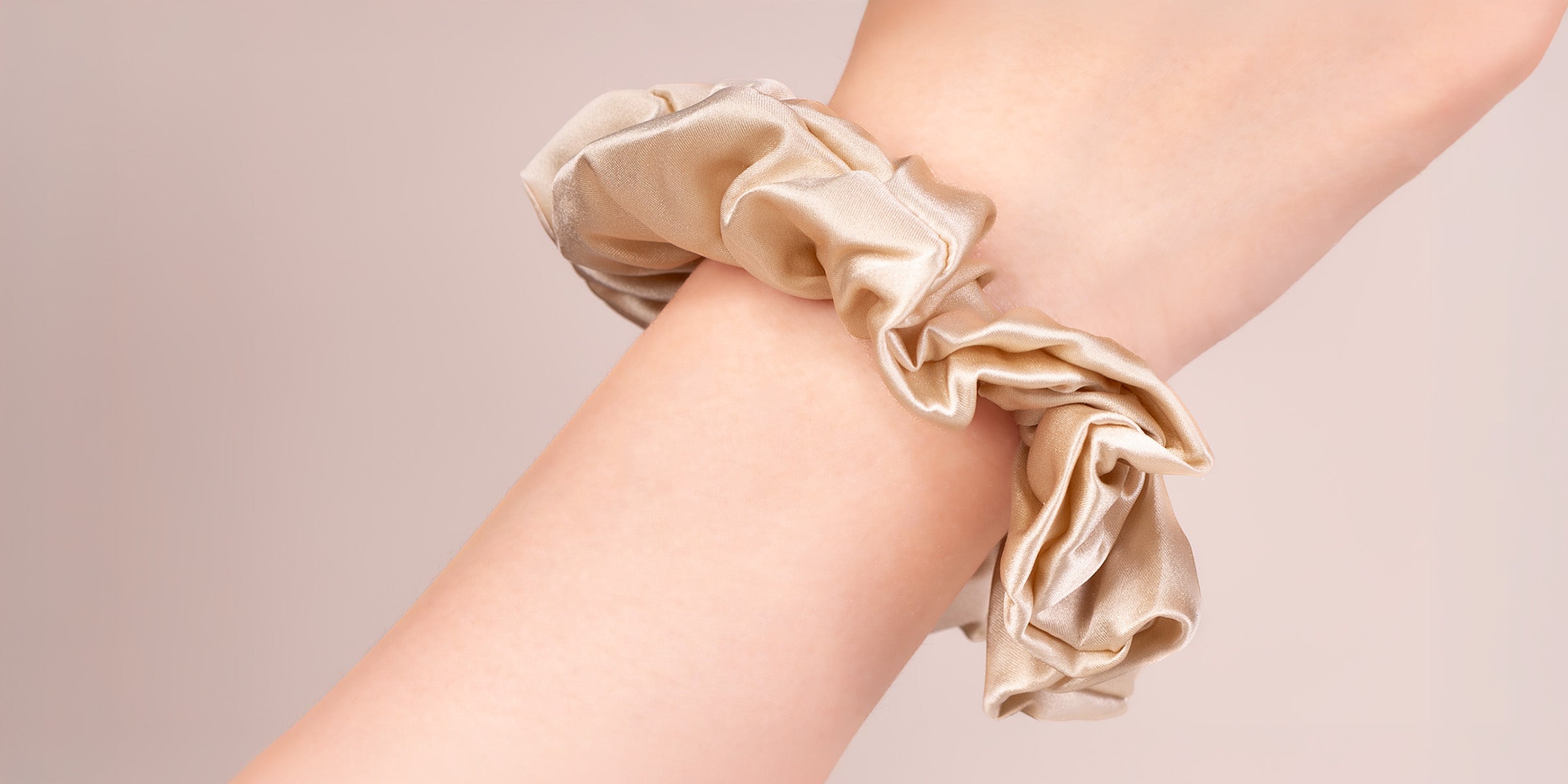 Large Silk Scrunchie from another brand in 2x1 aspect ratio